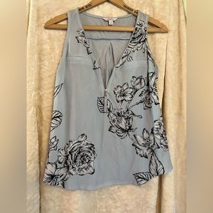 Blue floral women’s blouse - size xs